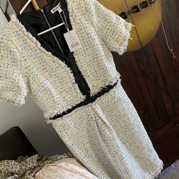 Walter Baker Dresses & Skirts - COPY - Walter Baker dress #Dress #WalterBaker #NewWithTags #LeatherTrim